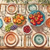 Ava Stitch Siuvinėjimo kryželiu rinkinys „Viduržemio jūros stalas“ 31,75×31,75 cm