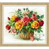Basket With Roses siuvinėjimo rinkinys iš RIOLIS Nr.: 1722