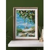 Riolis Siuvinėjimo kryželiu rinkinys "Paplūdimio sūpynės" 21x30 SR2215