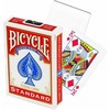 Bicycle Blank Back Standard Face Raudona kortos