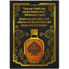 Bicycle Bourbon Juodas Label žaidimo kortos