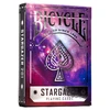 Bicycle Stargazer 201 purpurinės kortos – kosminis dizainas, pokeriui ir triukams