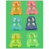Dėlionė Hobilt Blizgantis aksolotlis squishy 8 cm – sensorinis raminantis žaislas vaikams