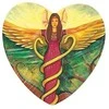 Blue Angel Mėlyna Angel Mėlyna Angel Heart And Soul Oracle Kortos