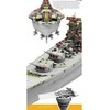 Border Model Japonų mūšinis laivas Yamato 1/350 plastikinis surenkamas rinkinys