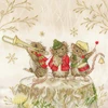 Bothy Threads Kalėdinis siuvinėjimo kryželiu rinkinys „Merry Music Makers“, 26x26 cm