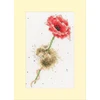 Bothy Threads Siuvinėjimo kryželiu atviruko rinkinys „Poppy Mouse“ be schemos, 10x16 cm