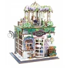 Buki France Medinė miniatiūrinė diorama-dėlionė „Floristikos studija“ su LED, 243 det.
