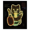 Dėlionė Buki France Neoninis kūrybinis rinkinys Maneki-neko – šviečianti laimės katė vaikams 7+