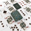 Bicycle Byzantine žaidimo kortos – prabangios, žalia, pokerio dydis