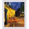 Riolis Kryželiu siuvinėjimo rinkinys „Naktinė kavinės terasa pagal V. Van Gogo paveikslą“ 40x50 SR2217