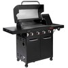 Char Broil Profesionalus dujinis BBQ grilis 4 degikliai su šoniniu degikliu