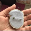 Charivna Mit Karoliukų broškės rinkinys „Avokadas“ su Preciosa kristalais, 5×7 cm