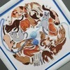 Charivna Mit Siuvinėjimo kryželiu rinkinys Crystal Art Katės žaidimas, Aida 16, 25x25 cm