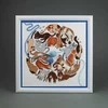 Charivna Mit Siuvinėjimo kryželiu rinkinys Crystal Art Katės žaidimas, Aida 16, 25x25 cm