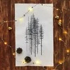 Charivna Mit Siuvinėjimo kryželiu rinkinys su karoliukais „Ūkanotas miškas“, 15×29,5 cm