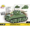 COBI konstruktorius Sherman M4A1 tankas 1:48, 312 detalių (2715)