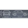 COBI Volkswagen Golf GTI (1976–1983) 1:35 konstruktorius, 68 dalys