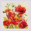 Riolis Kryželiu siuvinėjimo rinkinys „Liepsnos spalva“ 30x30 SR2214