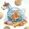 Hobilt Golden Fish 40х40 Deimantinio Paveikslo komplektas Cs2721