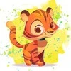 Hobilt Little Tiger 20х20 Deimantinio Paveikslo komplektas Cs2700