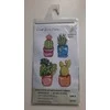 Crafting Spark Siuvinėjimo kryželiu rinkinys Kaktusas, plastikinė kanva 14ct, 21 spalvos
