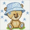 Hobilt Teddy Bear 20х20 Deimantinio Paveikslo komplektas Cs2710