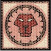 Cuit Domenech Everships CUIT keraminė mozaika Liūtas – Zodiakas, 21x21 cm, rinkinys