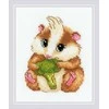 Riolis Siuvinėjimo kryželiu rinkinys "Mielas Hamsteris" 13x16 SR2185