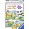 Ravensburger Dėlionė 2/4/6/8 vnt. - Mieli gyvūnai