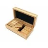 Deco Gifts Elegantiškas medinis domino rinkinys su dėžute – mango medis, 28 kaladėlės