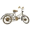 Mirtop Retro dviračio figūrėlė – metalas ir medis, vintage dekoras dviratininkui