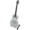 Indominiguitars Mahagoninė mini gitara, Knopfler stilius, 24,5 cm, 1:4, su stovu – kolekcinė