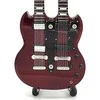 Indominiguitars Led Zeppelin mini gitara – Jimmy Page dvigubo grifo, kolekcinė, rankų darbo