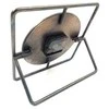 Mirtop Metalinis apvalus sieninis laikrodis, juodas ciferblatas, auksinės rodyklės 20cm