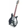 Indominiguitars Kolekcinė mini medinė gitara 15 cm, J. Lennon stilius, tapyta ranka