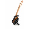 Indominiguitars Kurt Cobain stiliaus mini gitara 15 cm, rankų darbo, mahagoninė, su stovu
