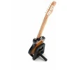 Indominiguitars Kurt Cobain stiliaus mini gitara 15 cm, rankų darbo, mahagoninė, su stovu