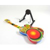 Indominiguitars Mini gitara „Eric Clapton – Fool“ – rankų darbo, raudonmedžio, kolekcinė