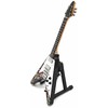 Indominiguitars Kolekcinė mini gitara Jimi Hendrix – psichodelinė, rankų darbo, su stovu