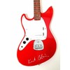 Indominiguitars Mini gitara – Kurt Cobain Nirvana, rankų darbo, mahagonas, 1:4, kolekcinė