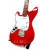 Indominiguitars Mini gitara – Kurt Cobain Nirvana, rankų darbo, mahagonas, 1:4, kolekcinė