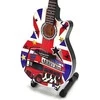 Indominiguitars Kolekcinė mini gitara The Beatles Abbey Road – rankų darbo mahagonas