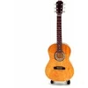Indominiguitars Rankų darbo mini klasikinė gitara iš mahagono, 25 cm, su stovu