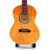 Indominiguitars Rankų darbo mini klasikinė gitara iš mahagono, 25 cm, su stovu