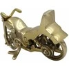 Mirtop Aliuminė kruizerio stiliaus motociklo figūrėlė, antikinio žalvario, 23x14 cm