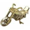 Mirtop Aliuminė kruizerio stiliaus motociklo figūrėlė, antikinio žalvario, 23x14 cm