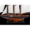 Deco Gifts Medinis burlaivio „Atlantic“ modelis 72 cm – 3 stiebai, lino burės, puiki dovana