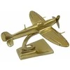Mirtop Spitfire lėktuvo modelis, aliuminis, auksinis – legendinio naikintuvo dovana