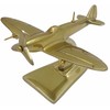Mirtop Spitfire lėktuvo modelis, aliuminis, auksinis – legendinio naikintuvo dovana